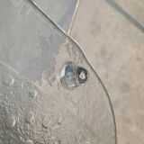 Large Vintage Glass Plate in the Shape of a Swedish Fish by Pukeberg Glass