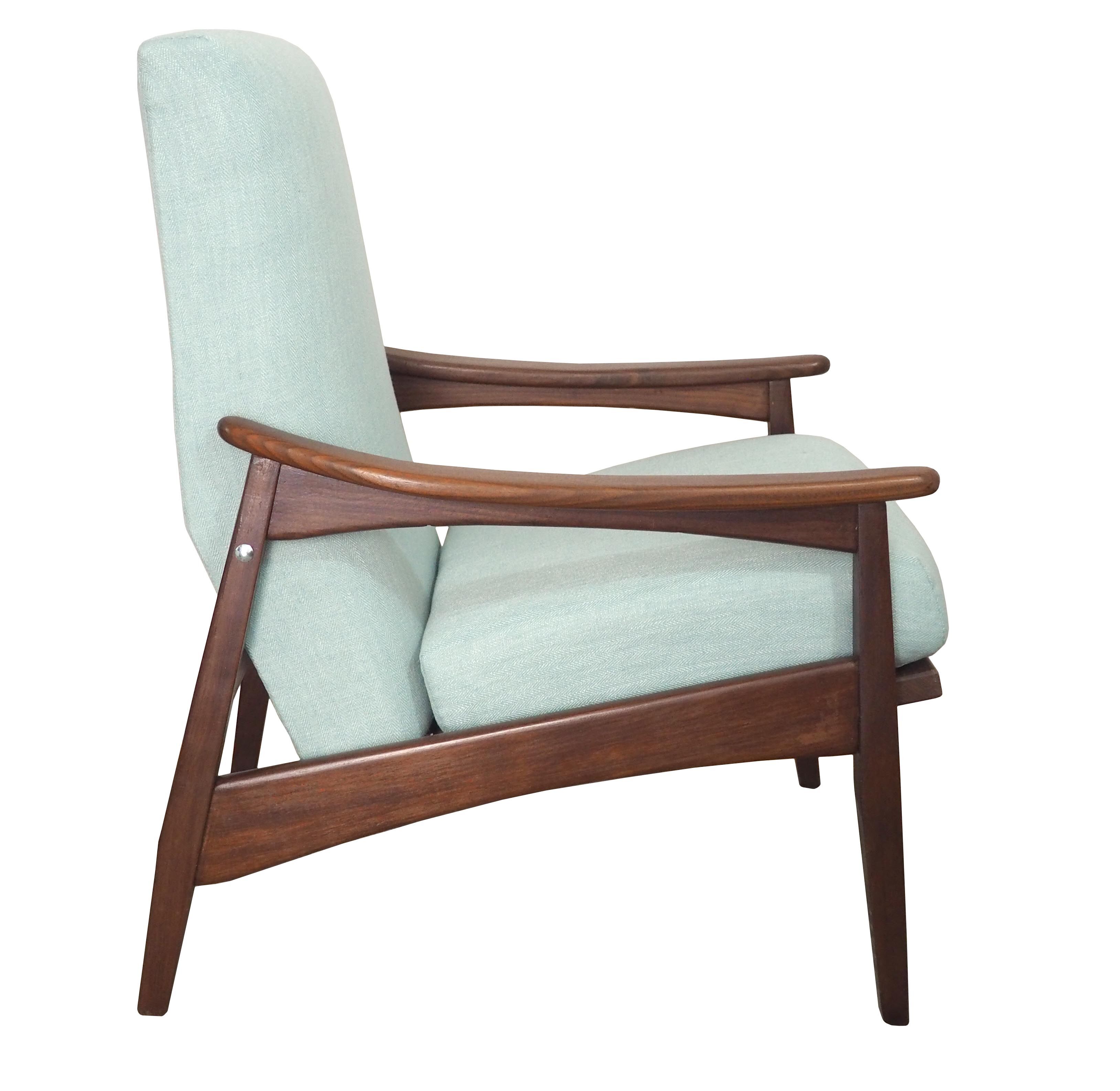 Reclining Danish armchair