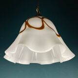 Vintage pendant lamp in wallpaper made of Murano glass from Vetri Murano, Italy, 1970s.