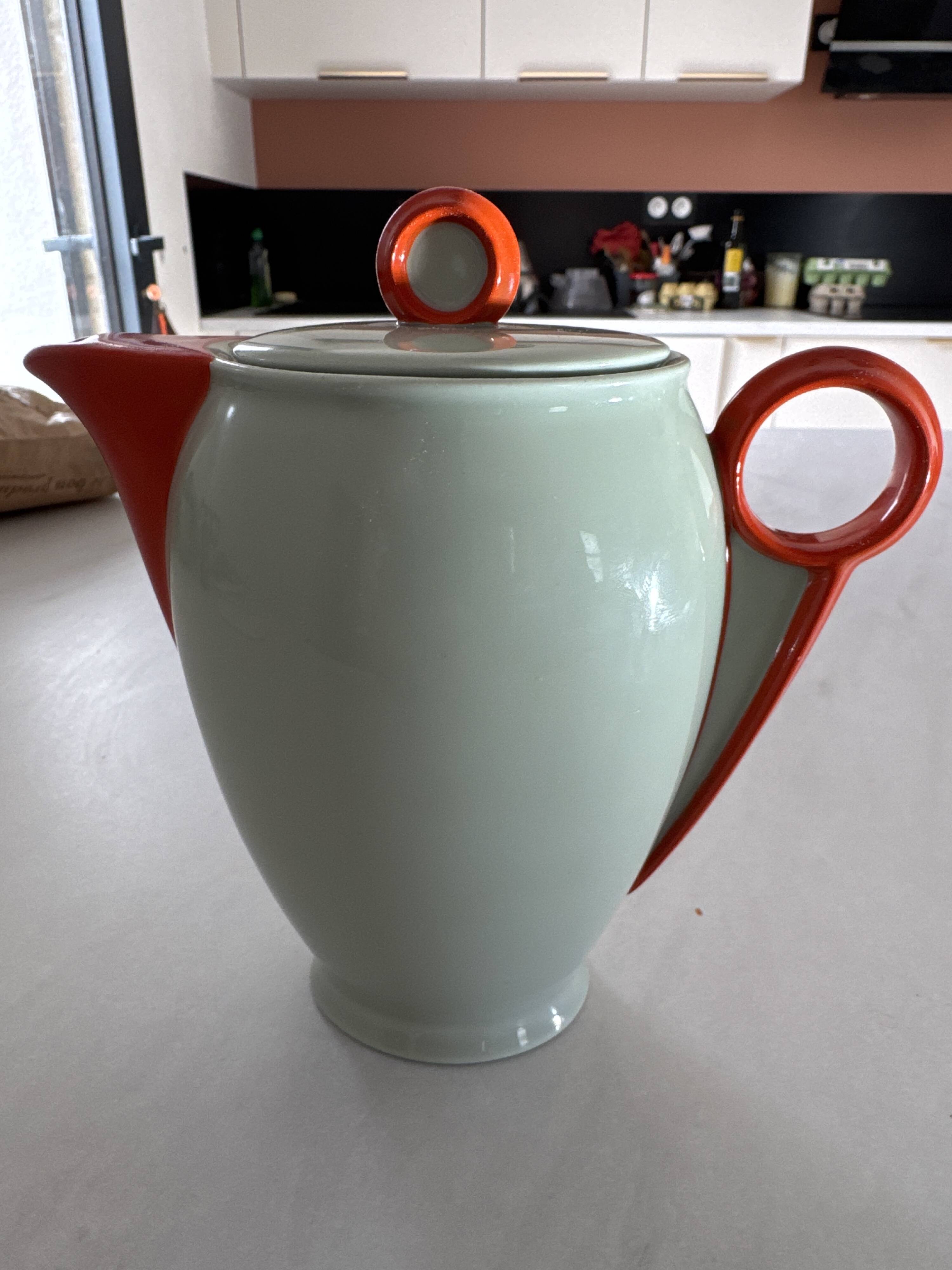 Exceptional Art Deco teapot - Pirkenhammer (Czechoslovakia) 1930