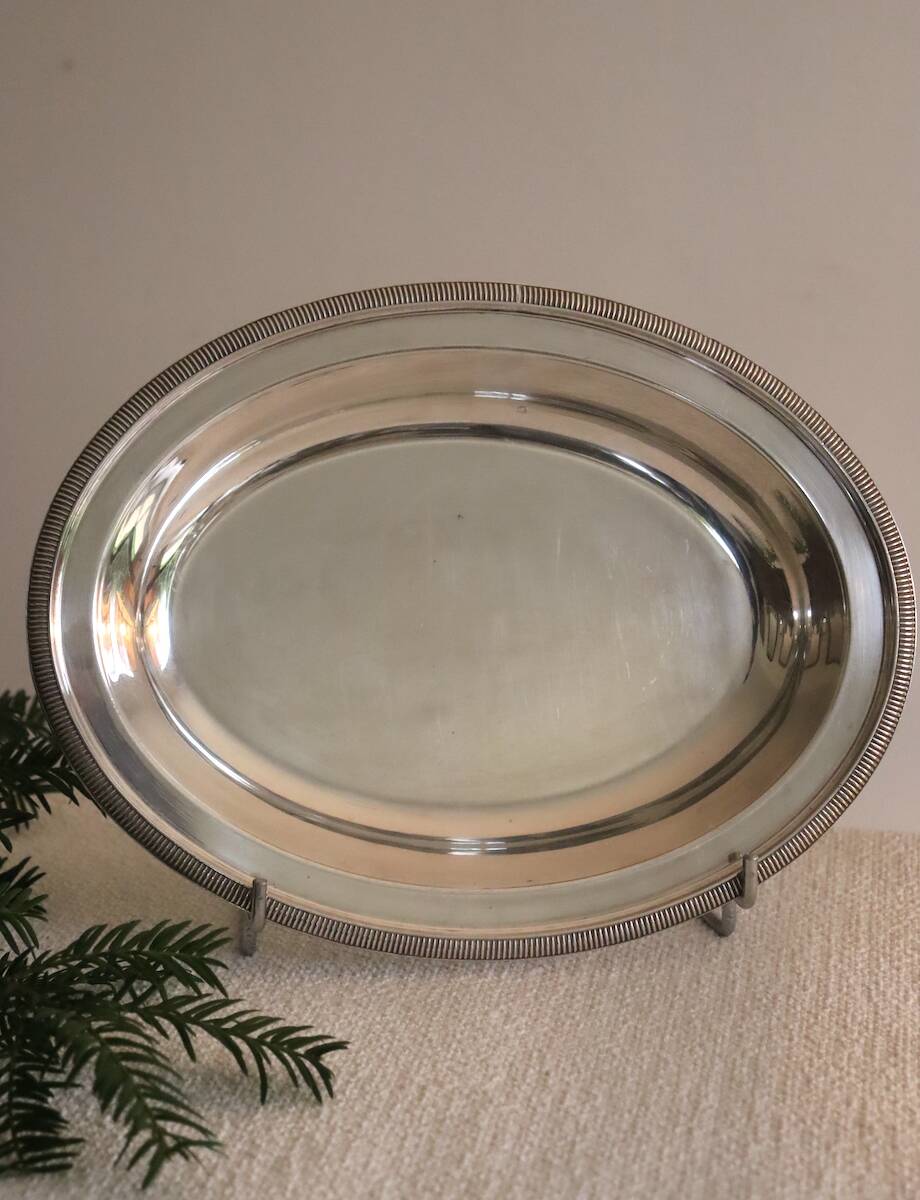 Christofle silver-plated vegetable dish
