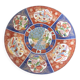 Porcelain plate Japan, decorative plate, bird decor, imari, polychrome,