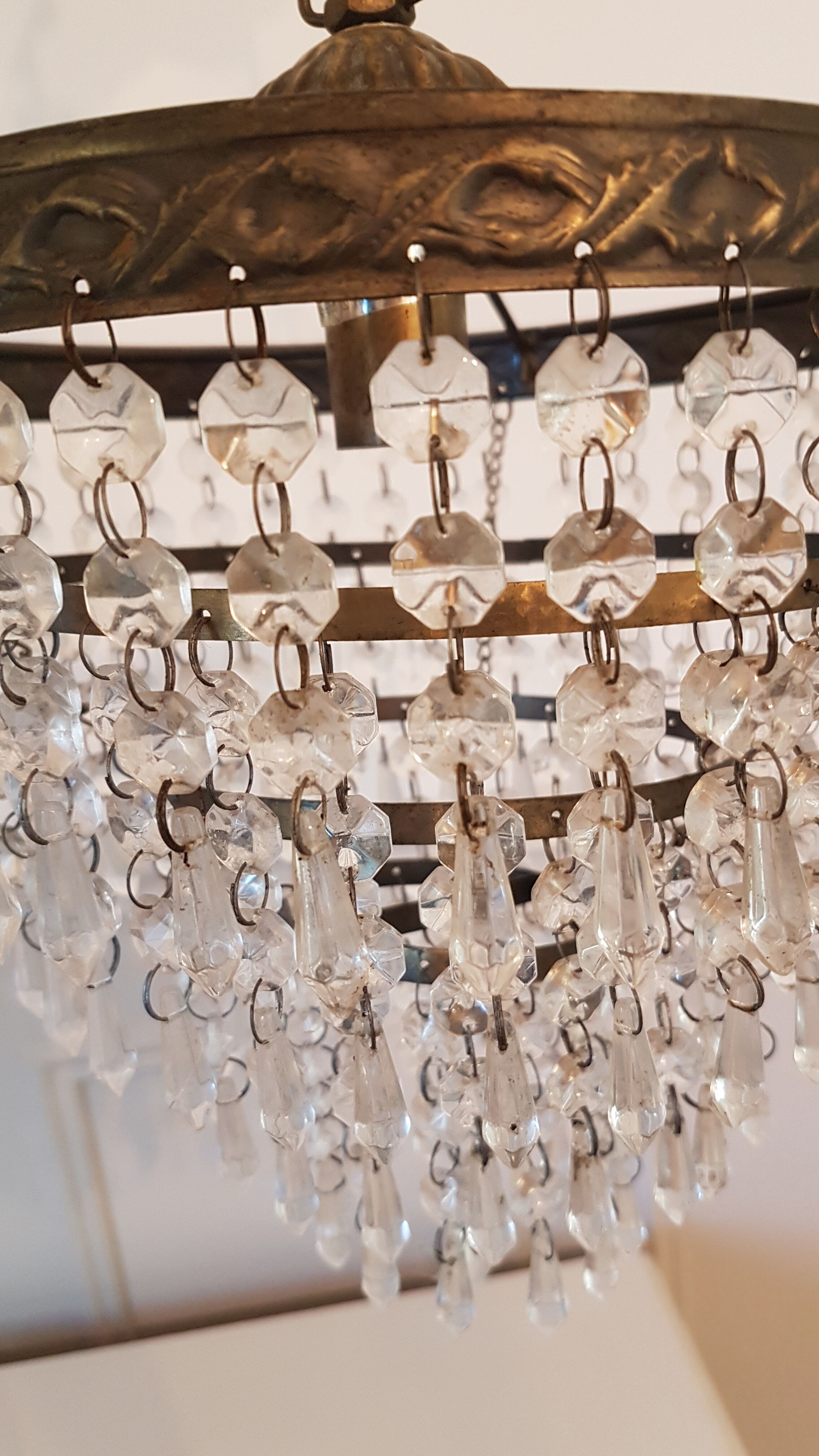 Chandelier with tassels