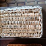 Panier en osier tressé