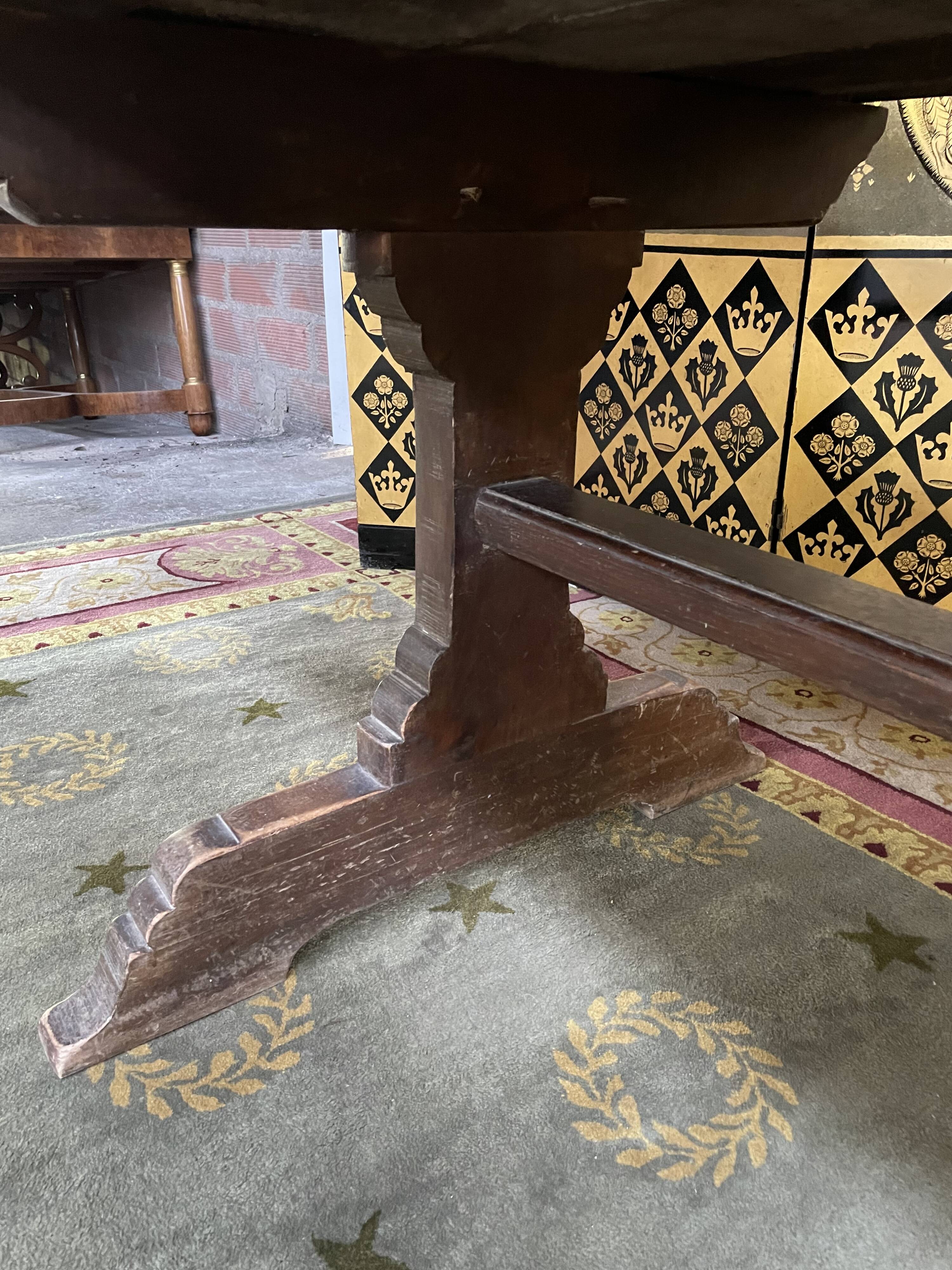 Table monastery oak 19th