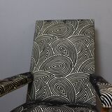 Louis XIV armchair in walnut, 18th century