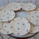 Set of 10 dessert plates Digoin Sarreguemines