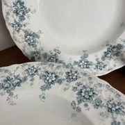 Ensemble de 6 assiettes creuses en faïence de Maastricht modèle Clara