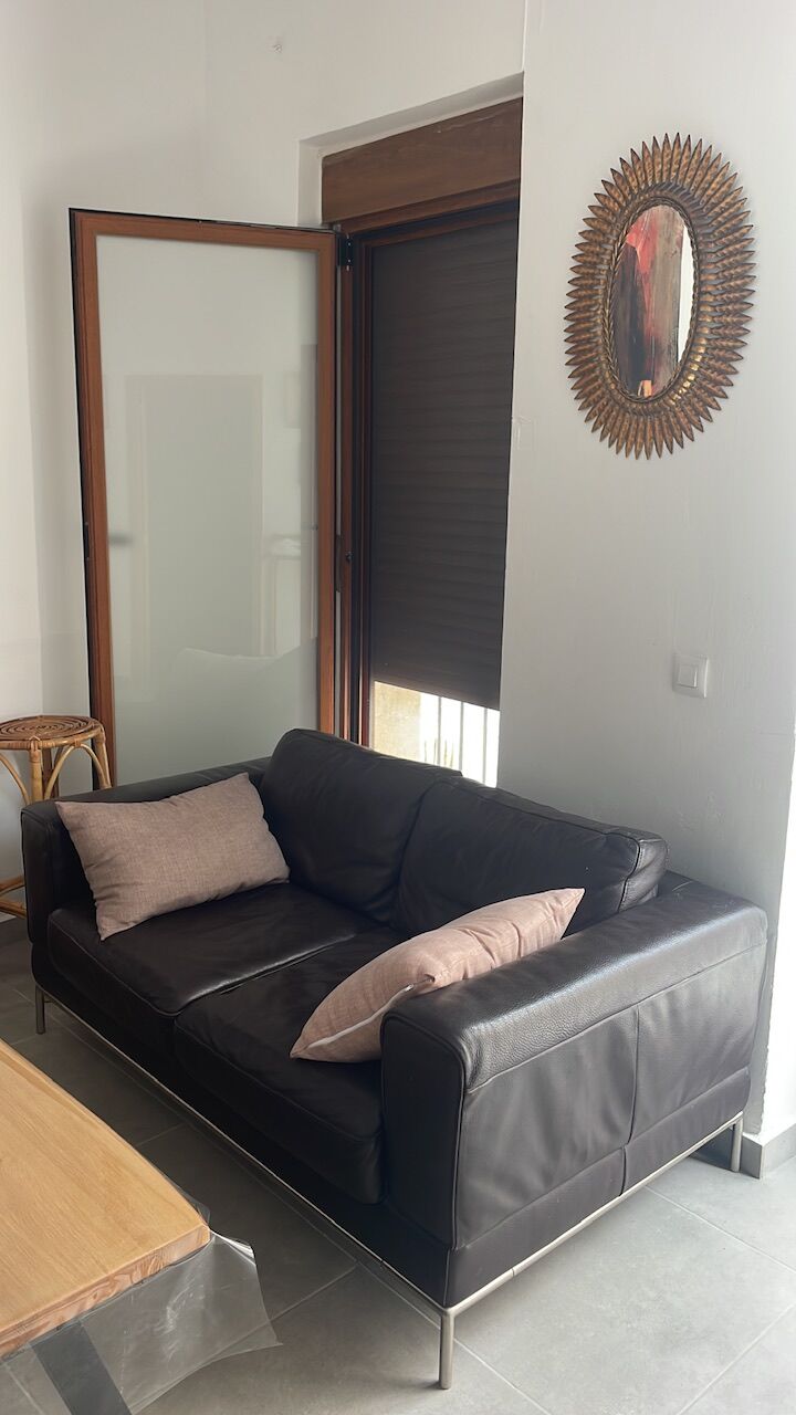 Mirror Sun wrought iron of the 50s Italian