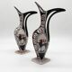 Pair of "zoomorphic" vases – ceramic, Italy, 1960s