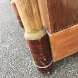 Mahogany Empire bookcase