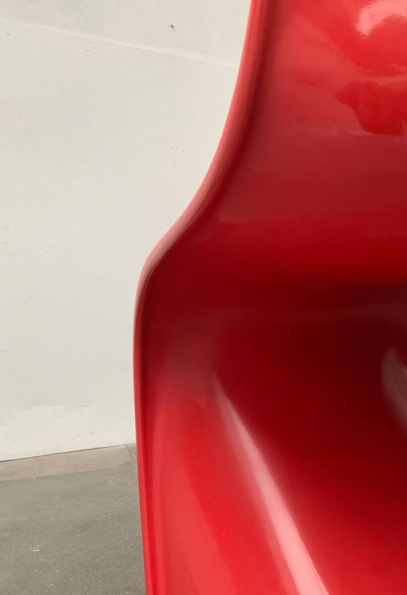 Set of mid-century Panton chairs by Verner Panton for Vitra Herman Miller.