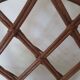 Vintage lot of 2 woven bamboo rattan armchairs - Curved wood - 1980s