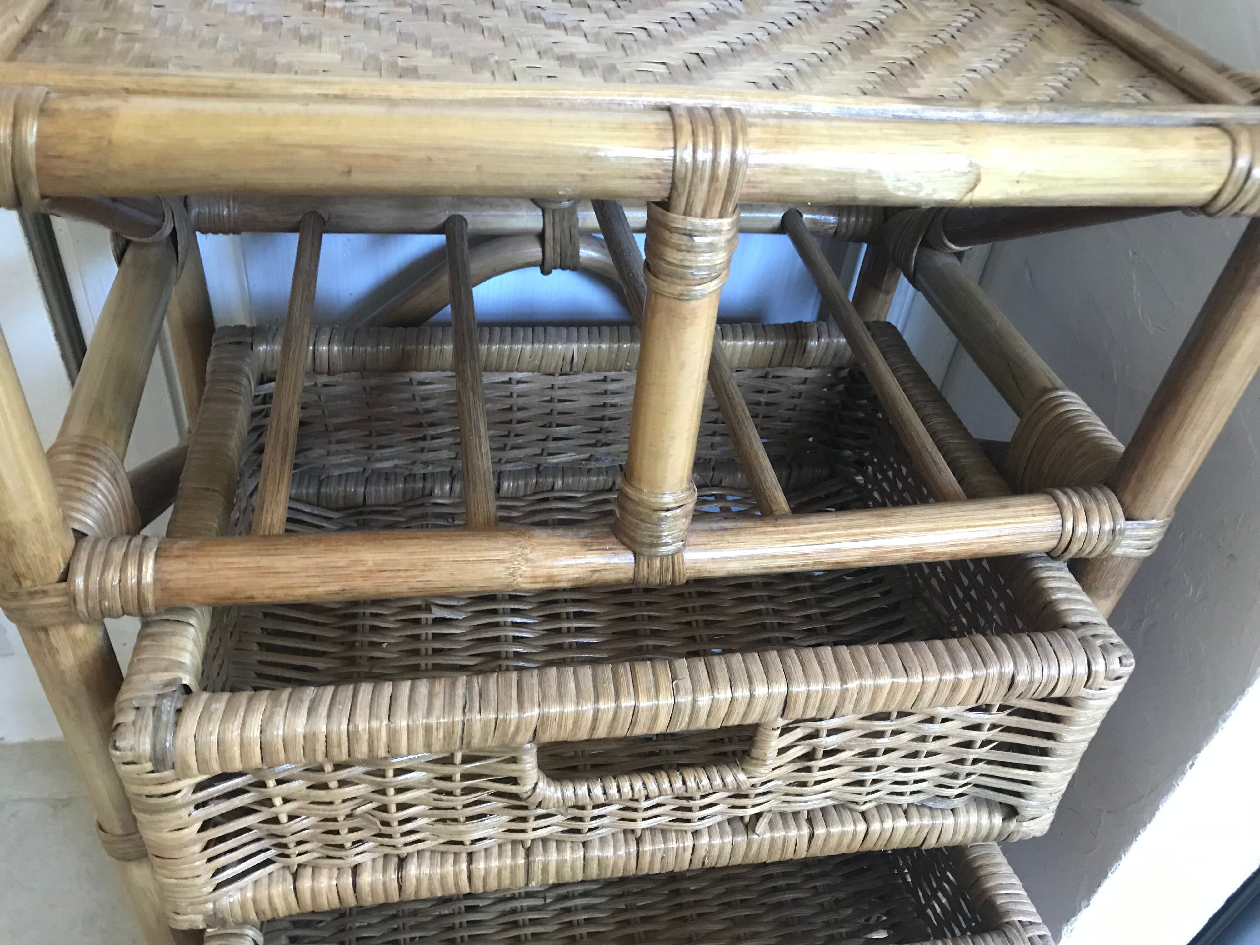 Vintage rattan clother