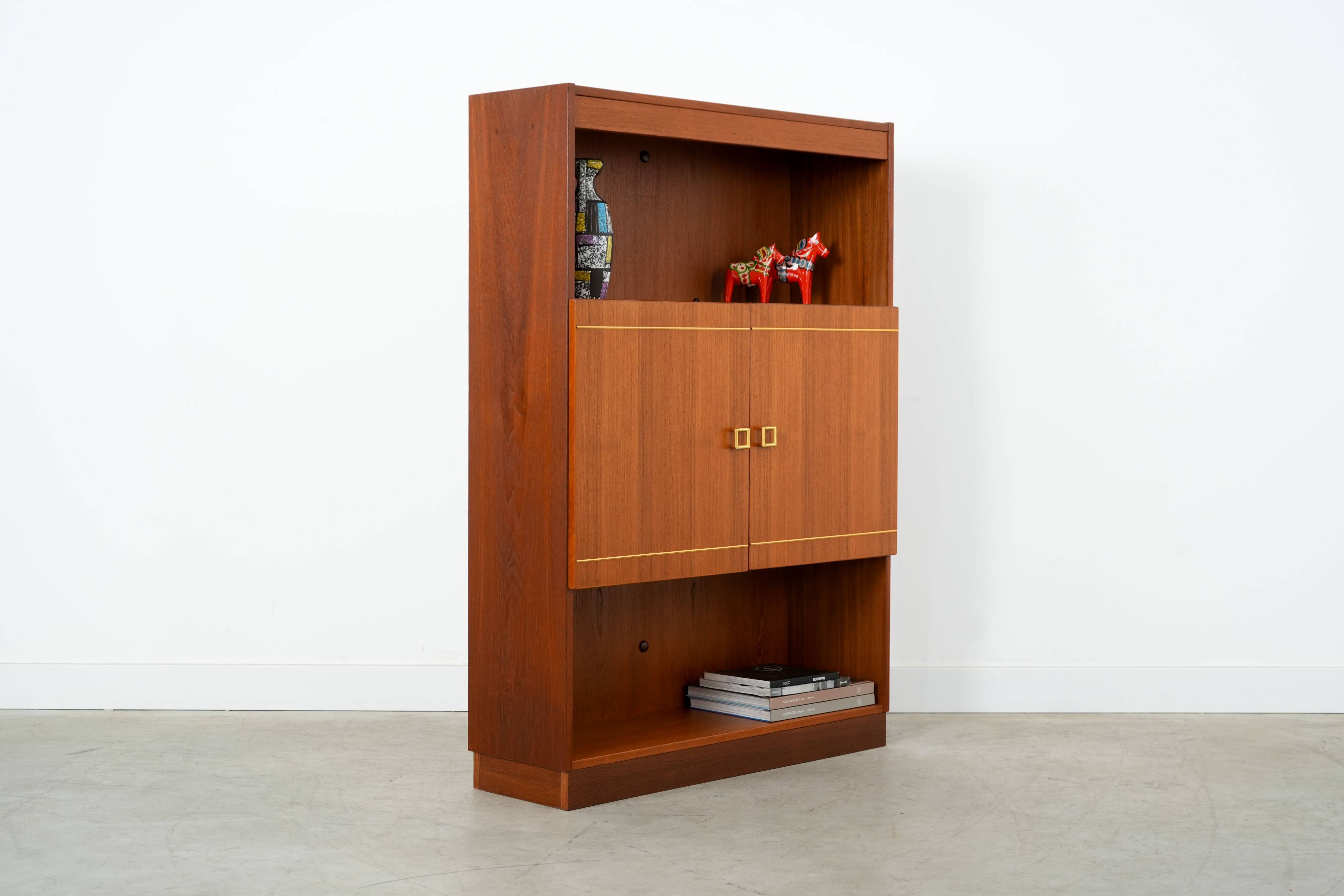 Teak bookcase, Danish design, 1970s, production: Denmark