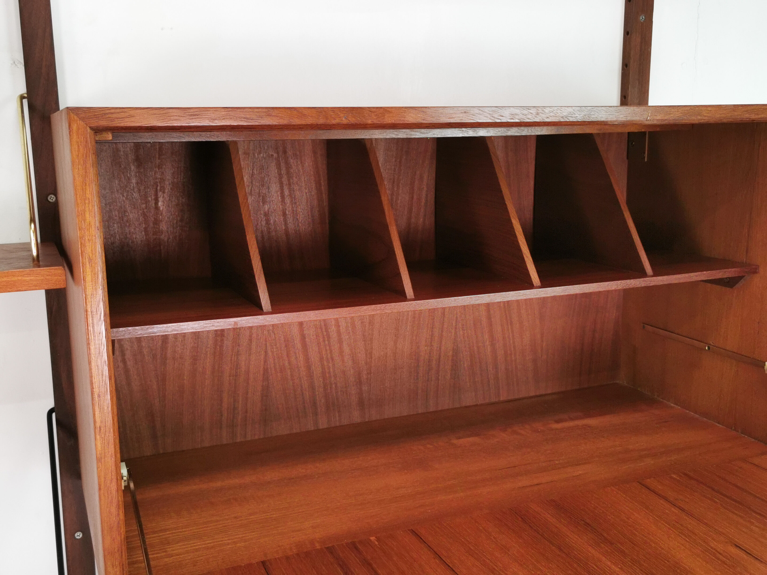 Poul Cadovius teak bookcase Danish 1960