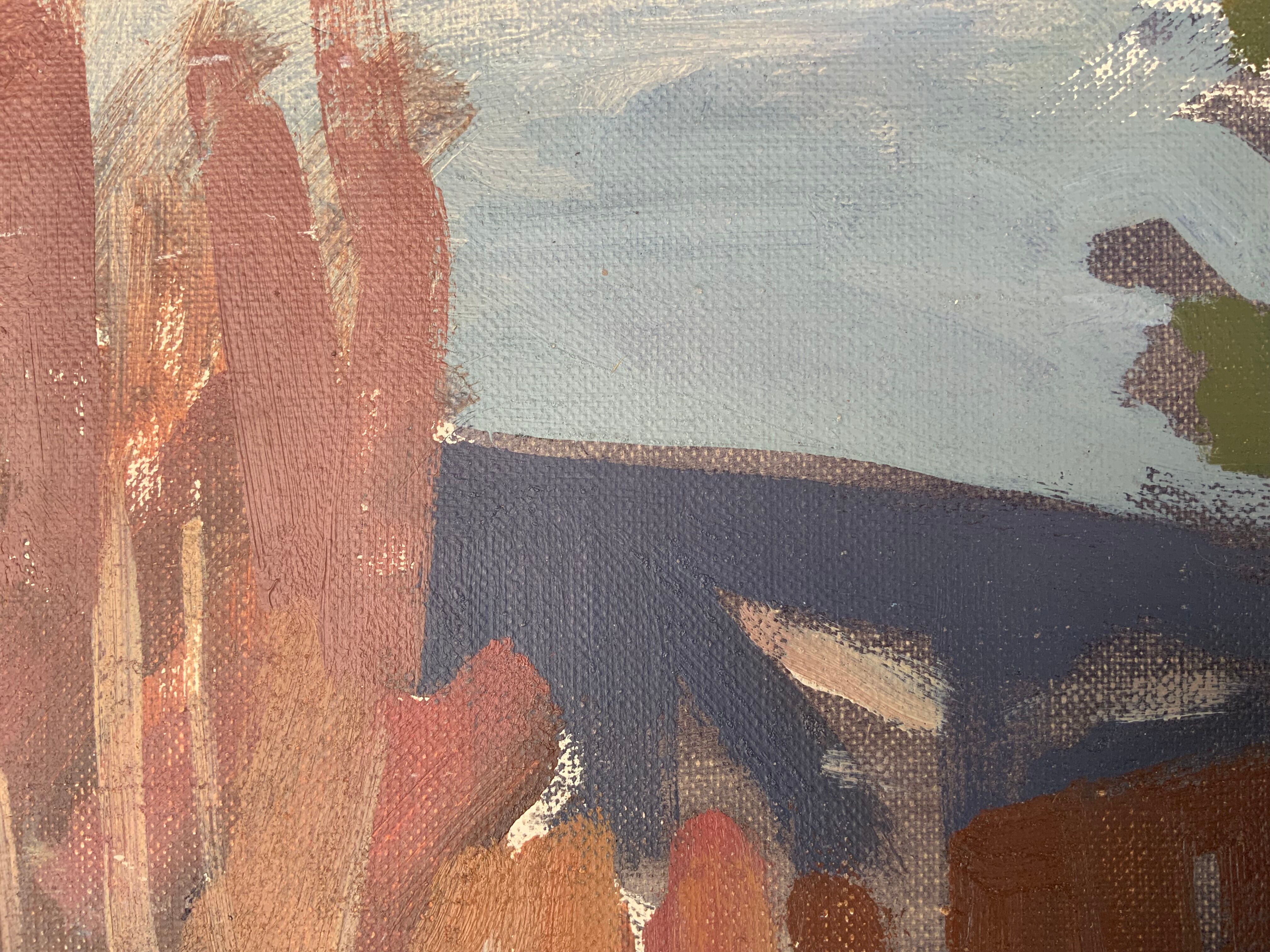 Oil on canvas by Bjorn Julin 1950s