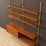 Wall shelving system from the 1960s, Poul Cadovius