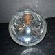 Vintage glass bubble carafe bottle from Biot H24cm