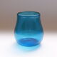 Vase en verre soufflé de Claude Morin, Dieulefit 1970/1980