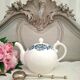 Antique teapot in ironstone pottery