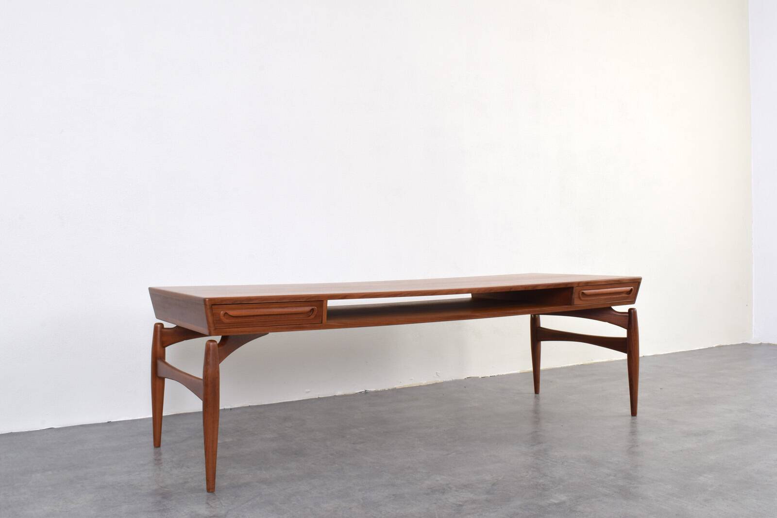 Mid-Century Teak Coffe Table by Johannes Andersen for Trensum Möbelfabrik,
