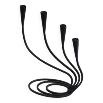Swedish wrought iron candlestick 1950