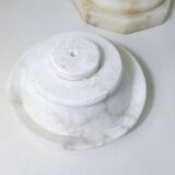 pair of alabaster columns