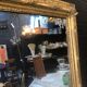 Miroir doré 140x205cm