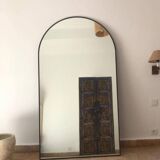 Black arch mirror 180x100 cm