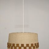 Wool and wood hanging lamp 60/70