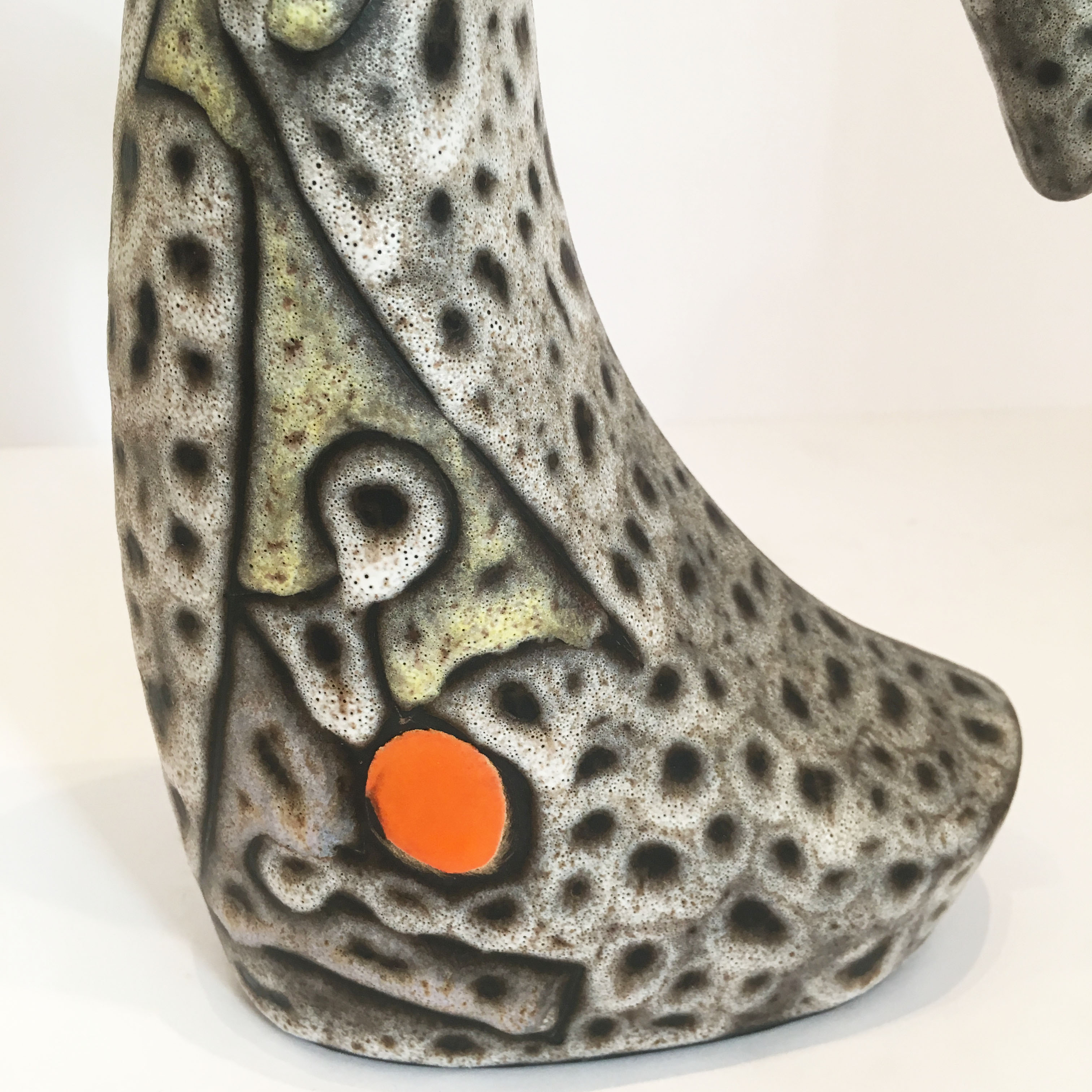 Zoomorphic pitcher Marius Bessone France 1960 ceramic vase