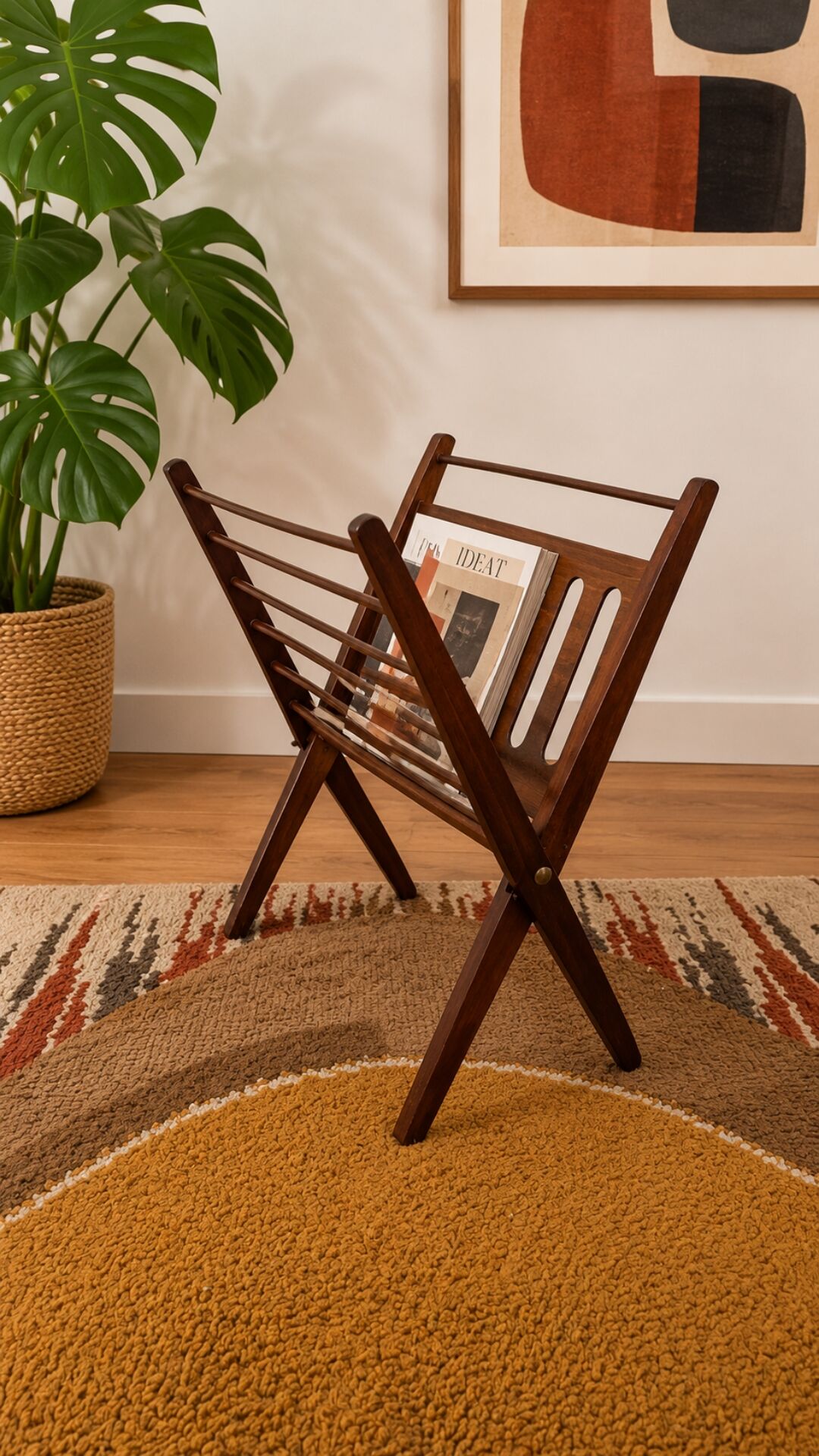 Magazine rack cees braakman for pastoe vintage