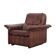 Fauteuil en cuir marron, design suisse, années 1970, fabrication : De Sede