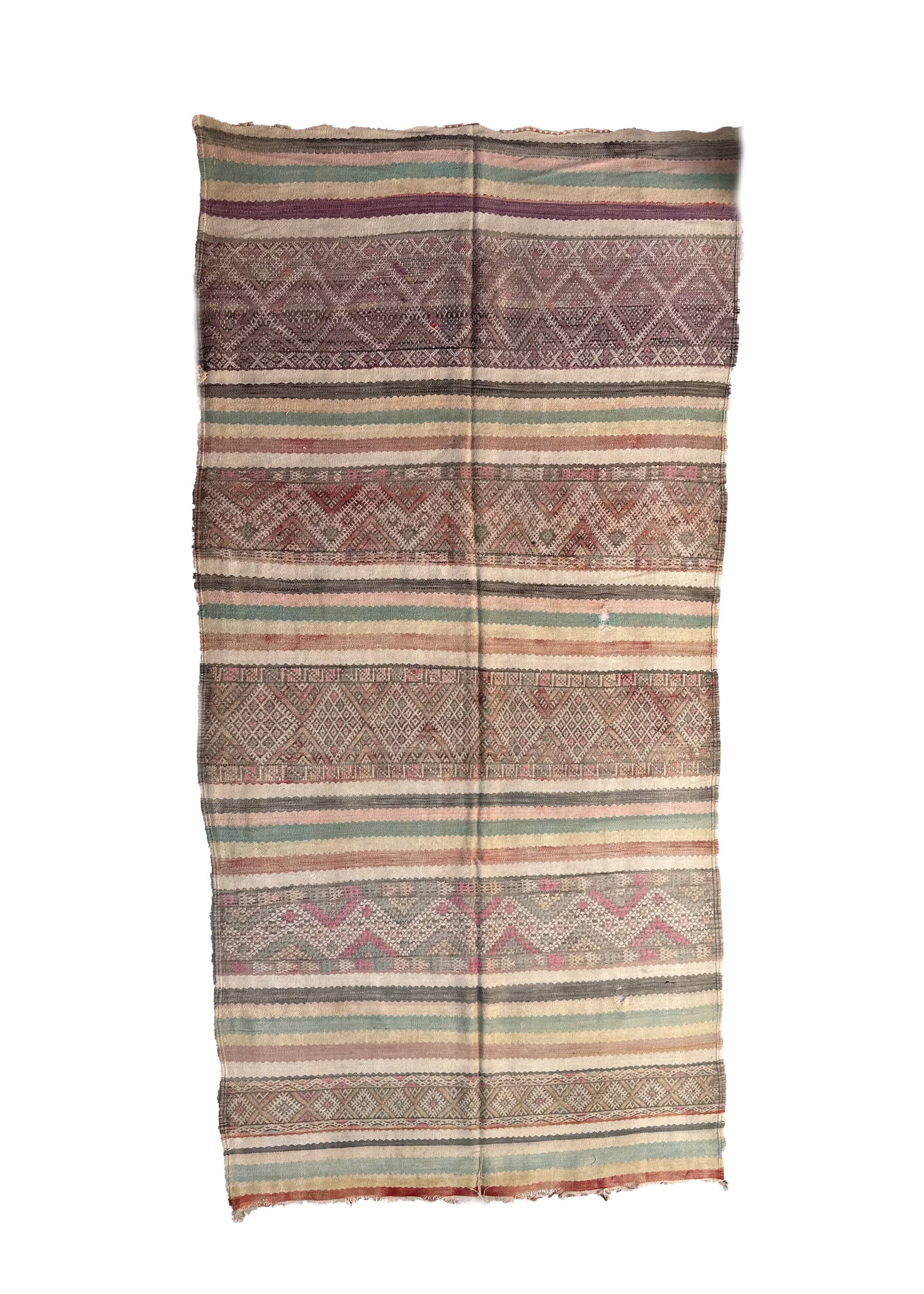 Moroccan Kilim Zayan Rug - 350 x 180 cm