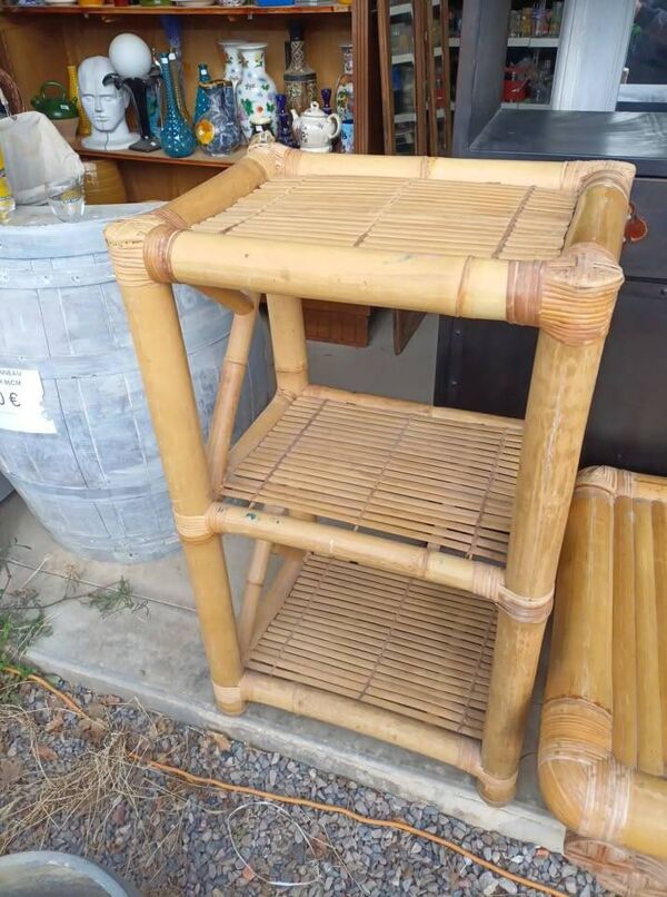 Mobilier bambou terrasse