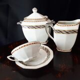 Art deco porcelain service Bernardaud Limoges