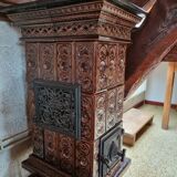 Decorative tiled stove