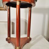 Guéridon petite table Empire tripode à colonnes