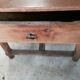 Old rustic farm table