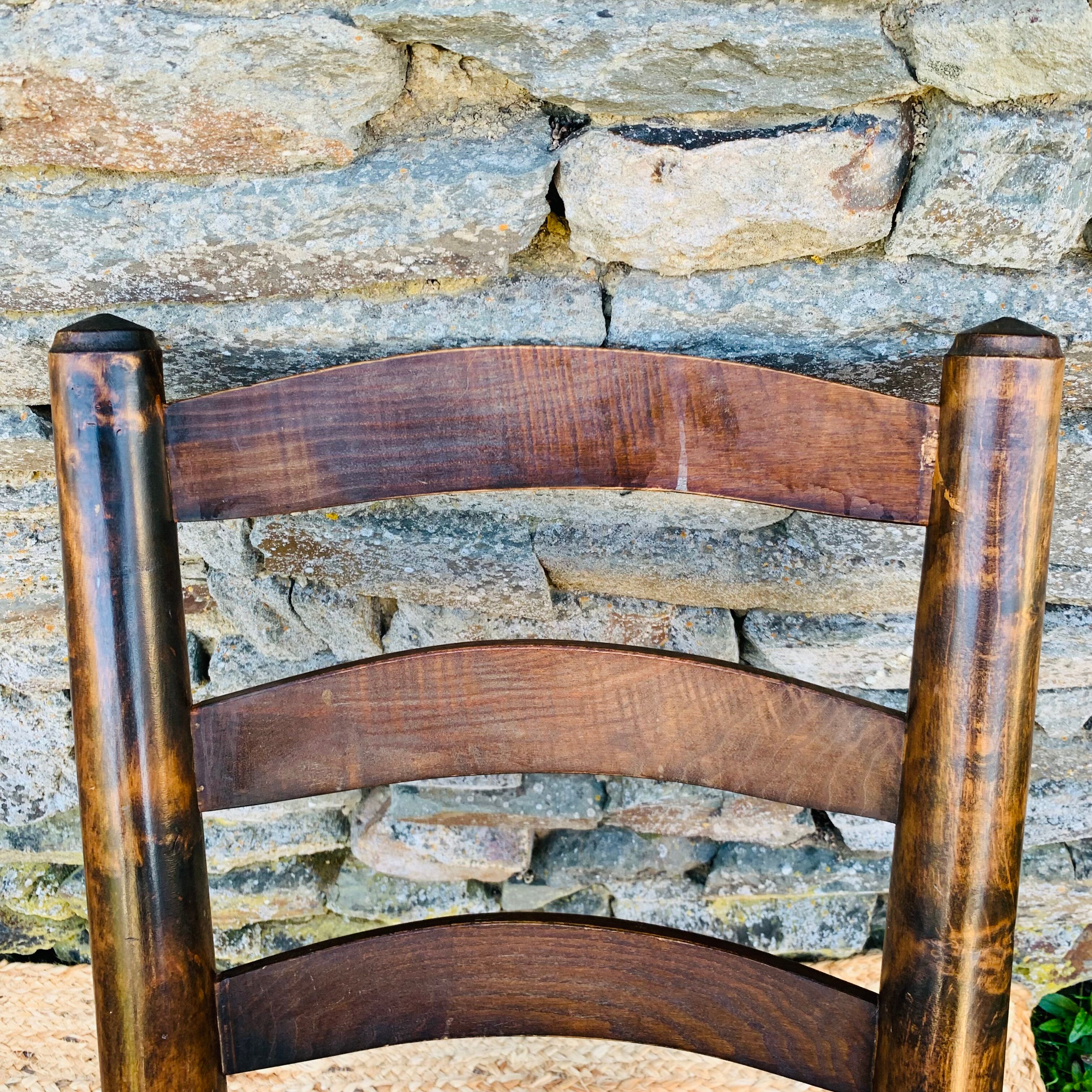 Set of 4 Georges Robert chairs