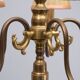 Lucien Gau style brass floor lamp 1960s france