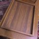 Teak metamorphic coffee tables and tray Johannes Andersen for Trioh, 1960s