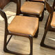 6 sled chairs by Baumann - Seats refurbished to new.