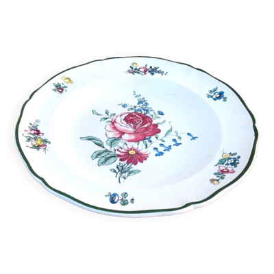 Assiette creuse  Faïence Villeroy & Boch Mettlach  Modèle 1562