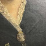 Huile sur toile portrait ancêtre signé A. Juliard daté XIXème