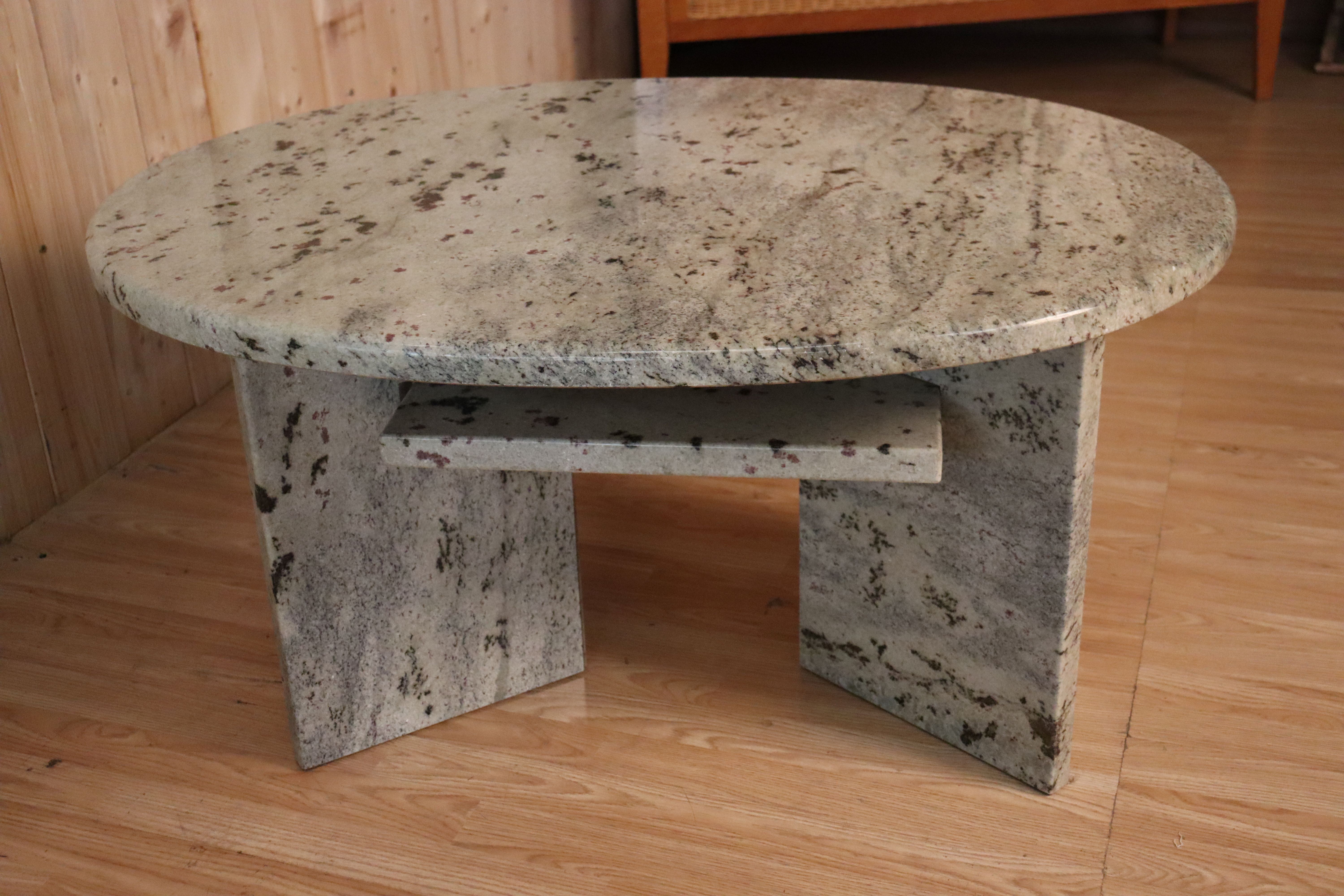 Marble coffee table