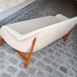 Sofa organic Danish Ib Kofod - Larsen for Carlo Gahrn of 1957
