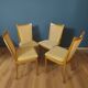 Ensemble de 4 chaises modernes, Danemark, années 1950