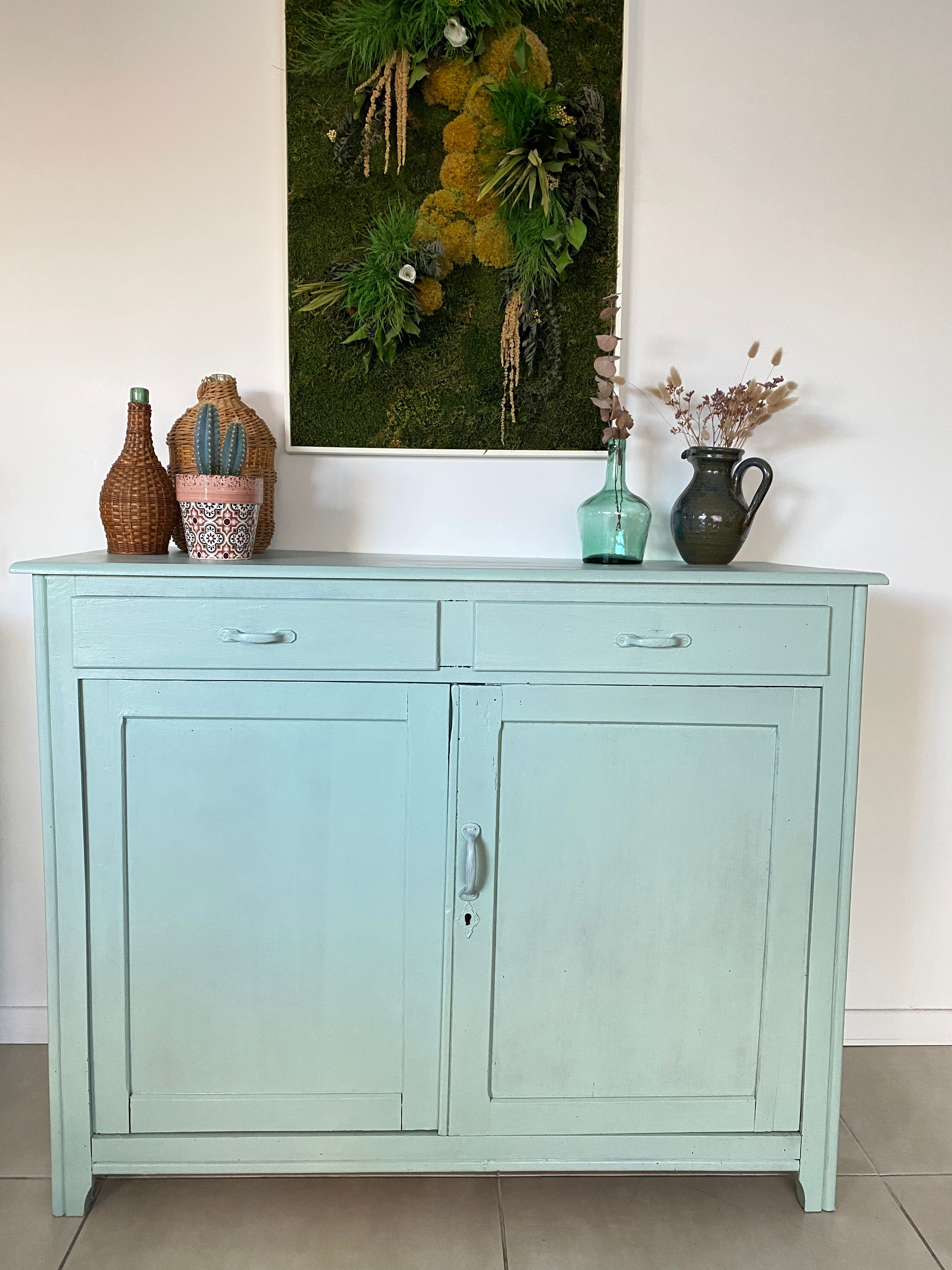 Parisian buffet green mint